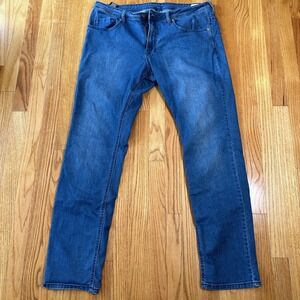 Buffalo David Bitton Axel Jeans Men's Size 38x34 Slim Stretch Medium Wash Denim